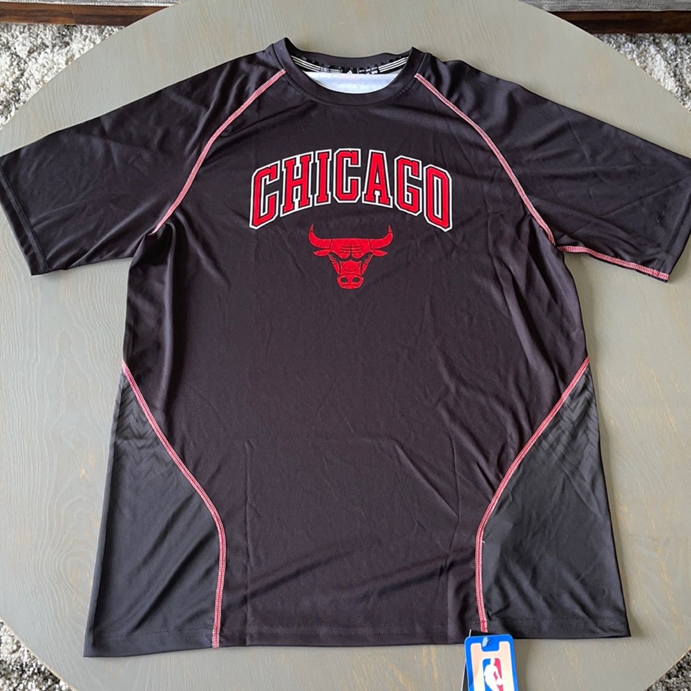 Adidas NBA Chicago Bulls Climalite Kinetic T-Shirt Size Medium